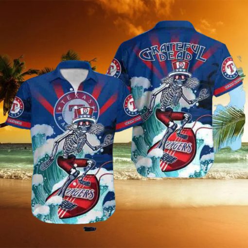 Grateful Dead MLB Texas Rangers 2024 Trendy Hawaiian Shirt