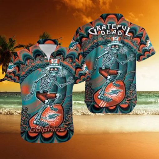 Grateful Dead NFL Miami Dolphins 2024 Trendy Hawaiian Shirt