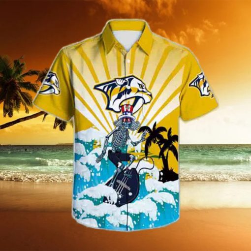 Grateful Dead Nashville Predators 2024 Trendy Hawaiian Shirt