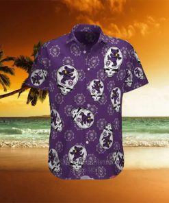 Grateful Dead Purple Dancing Bears 2024 Trendy Hawaiian Shirt