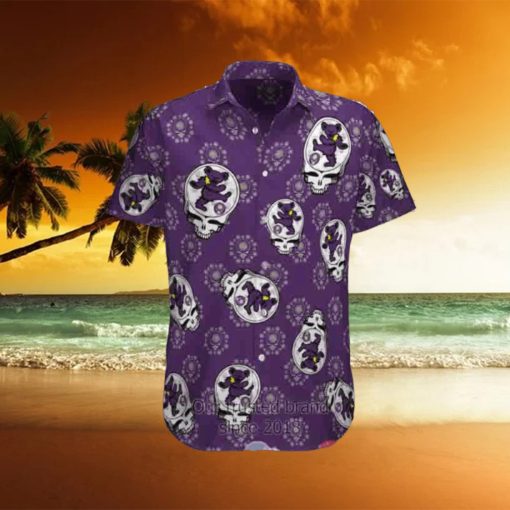 Grateful Dead Purple Dancing Bears 2024 Trendy Hawaiian Shirt