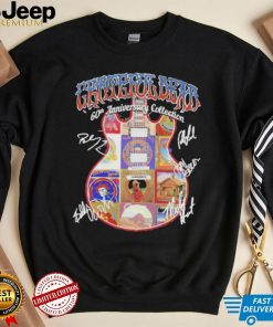 Grateful Dead band 60th anniversary collection guitar signatures shirt