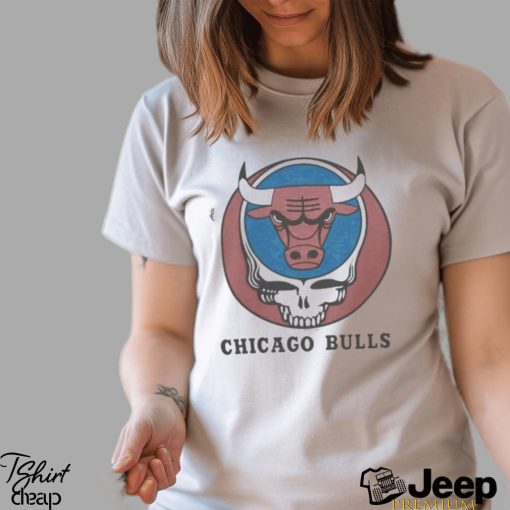 Grateful Dead x Chicago Bulls Bulls Skull 2024 Shirt