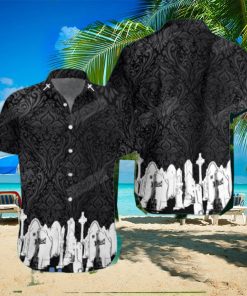Graveyard Skull Goth Hawaiian Shirt Impressive Gift