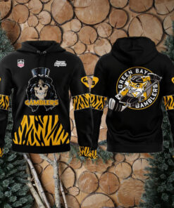 Green Bay Gamblers Hair Nation Jersey Auction Hoodie