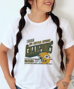 Green Bay Packers 1995 Nfc Central Division Champions Helmet T Shirt