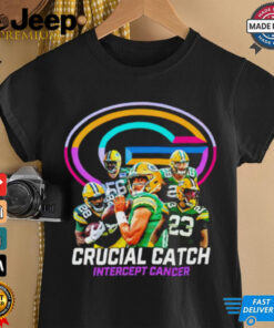 Green Bay Packers Crucial Catch Intercept Cancer NFL shirt