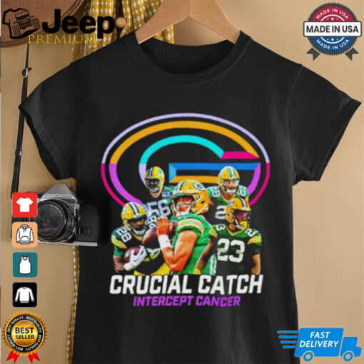 Green Bay Packers Crucial Catch Intercept Cancer NFL shirt