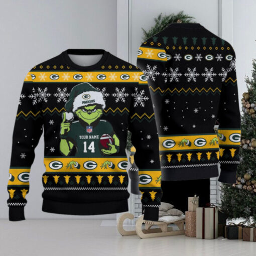 Green Bay Packers Custom Chrismas Ugly Sweater