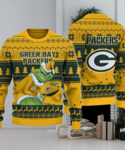 Green Bay Packers Grinch Ugly Christmas Sweater