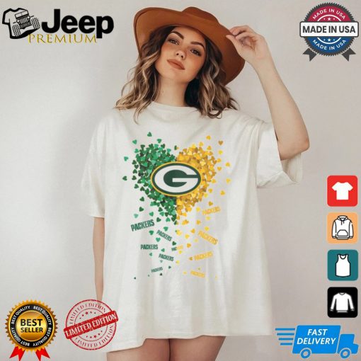 Green Bay Packers Heart Shirt