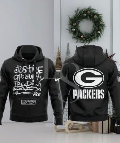 Green Bay Packers NFL Justice Opportunity Equity Freedom Hoodie 3D