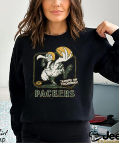 Green Bay Packers Thankful For Touchdowns Shirt