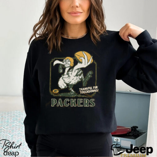 Green Bay Packers Thankful For Touchdowns Shirt