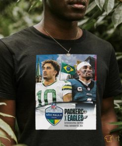 Green Bay Packers Vs Philadelphia Eagles Nfl Game In Sao Paulo, Brazil Sept 6 2024 Shirt