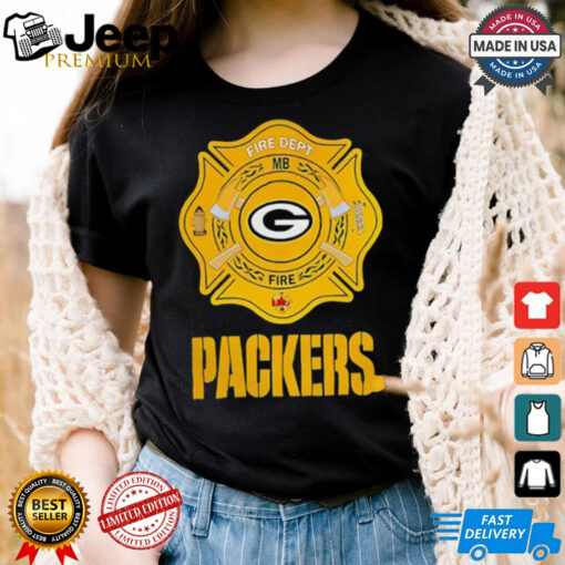 Green Bay Packers shir Firefighter Appreciation t logo