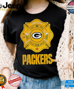 Green Bay PackersT Shirt Firefighter Appreciation logo