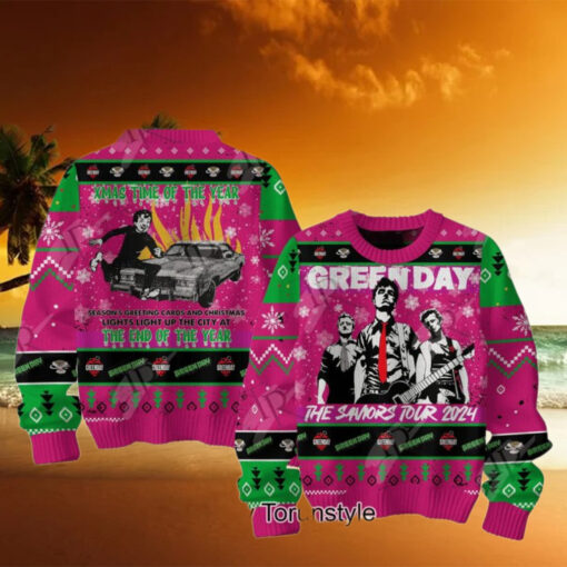 Green Day The Saviors 2024 Tour Sweater