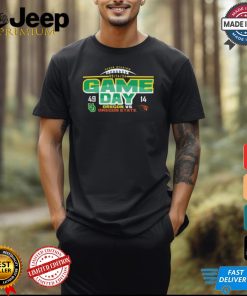 Green Oregon Ducks vs. Oregon State Beavers 2024 Rivalry Game Score Shirt