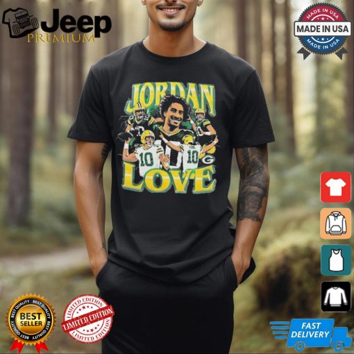 Green bay Packers #10 Jordan Love Mural Graphics t shirt