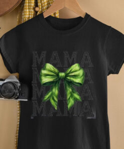 Green bow coquette shirt