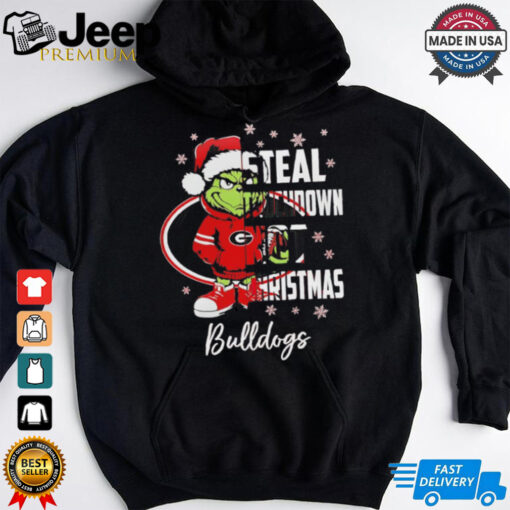 Grinch Georgia Bulldogs fans steal touchdown not Christmas shirt