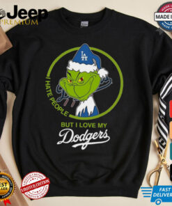 Grinch I Hate People But I Love Los Angeles Dodgers Shirt