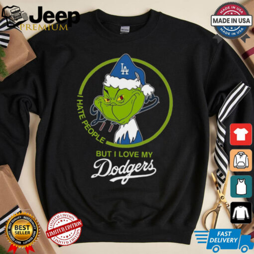 Grinch I Hate People But I Love Los Angeles Dodgers Shirt