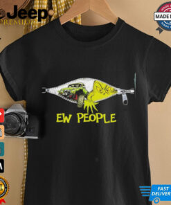 Grinch Jeep Ew People Zipper shirt