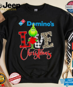 Grinch Love Domino’s Christmas Shirt