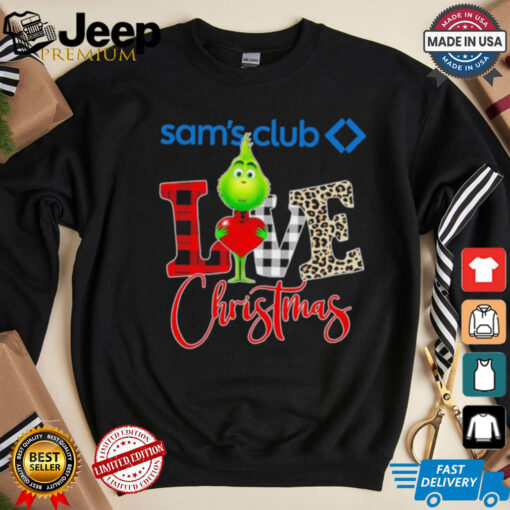 Grinch Love Sam’s Club Christmas Shirt