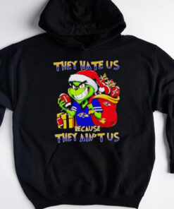 Grinch Ravens they hate us because they ain’t us Christmas shirt