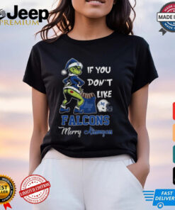 Grinch Santa If You Don’T Like Air Force Falcons Merry Kissmyass 2024 Shirt