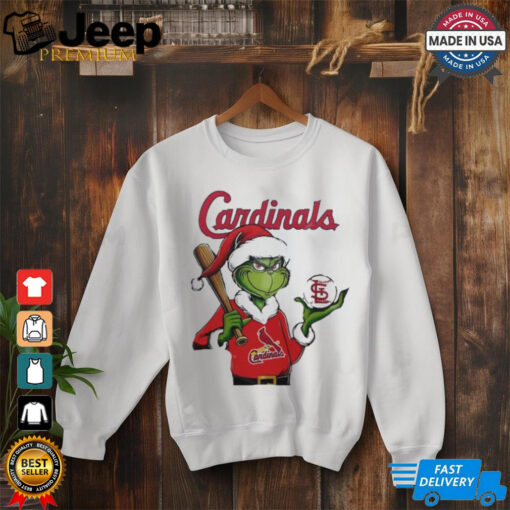 Grinch Santa X St. Louis Cardinals Merry Christmas shirt