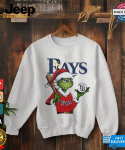 Grinch Santa X Tampa Bay Rays Merry Christmas shirt