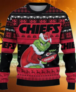 Grinch Stolen Kansas City Chiefs Christmas Sweater