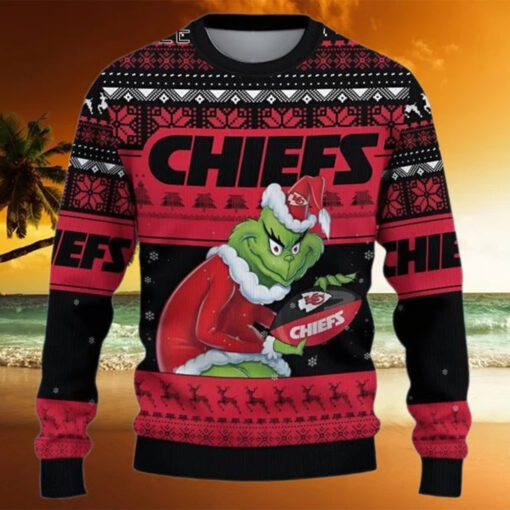 Grinch Stolen Kansas City Chiefs Christmas Sweater