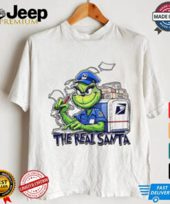 Grinch USPS the real Santa shirt