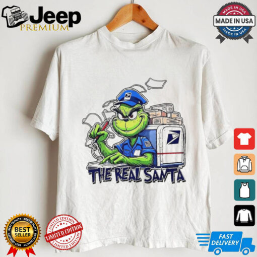 Grinch USPS the real Santa shirt