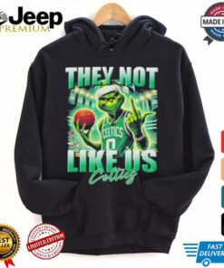 Grinch X Boston Celtics They Not Like Us Christmas Shirt