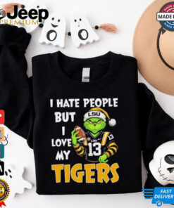 Grinch X Lsu Tigers I Hate People But I Love My Tigers Shirt