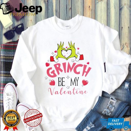 Grinch be my Valentine 2024 retro shirt