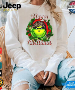 Grinch merry Christmas wreath shirt