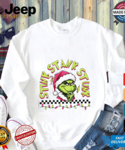 Grinch stink stank stunk Christmas light shirt