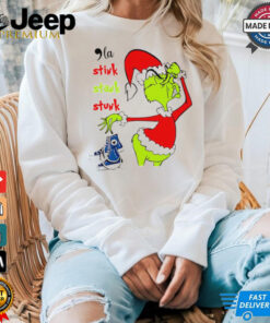 Grinch stink stank stunk chucks and pearls Kamala Christmas shirt