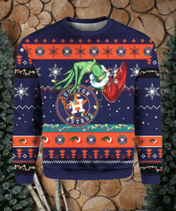 Grnch Astros Ugly Christmas Sweater