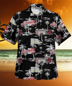 Gronton Fire Department Hawaiian Shirt Palm Gift Beach