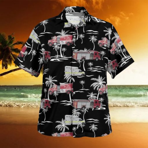 Gronton Fire Department Hawaiian Shirt Palm Gift Beach