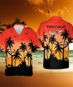 Grumman G 73 Mallard G73 Aircraft Hawaiian Shirt Red Color Special Gifts