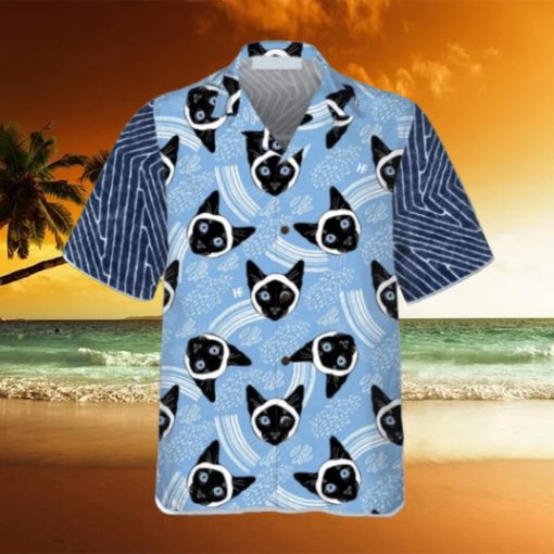 Grumpy Cat Blue Hawaiian Shirt